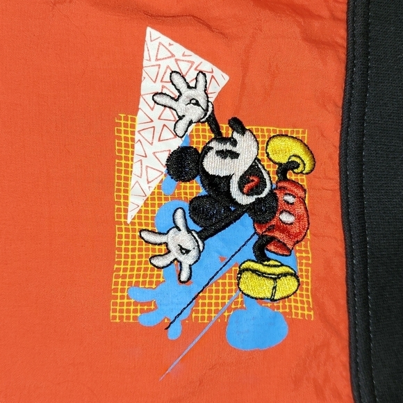 Disney Parks 1/4 Zip Mickey Mouse Pullover Hoodie - Picture 3 of 9